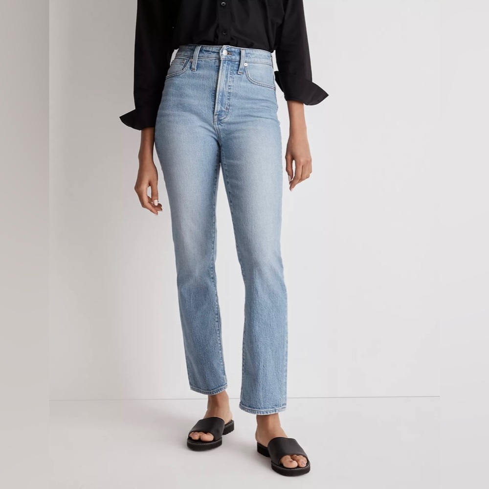 Madewell The Perfect Vintage Straight Jean in Ferman Wash